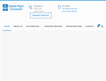Tablet Screenshot of kailashpaper.org